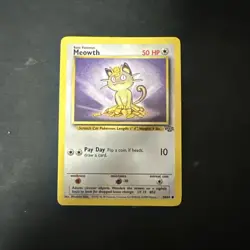 Meowth 56/64 - Jungle Unlimited Pokemon Card - Vintage WOTC D60 - Image 1