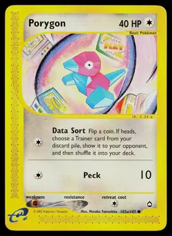 Pokemon Card - Porygon Aquapolis 103a/147 Common - Image 1