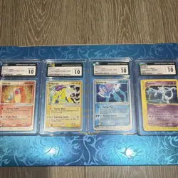 Pokemon CGC Gem Mint Holo Card Lot - Entei ex, Raikou ex, Suicune ex, Mewtwo - Image 1
