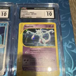 Pokemon CGC Gem Mint Holo Card Lot - Entei ex, Raikou ex, Suicune ex, Mewtwo - Image 5