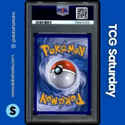 2016 POKEMON XY EVOLUTIONS #32/108 STARMIE BREAK CARD TOP HALF PSA 8 - Image 2