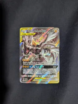 Pokemon Tcg Pikachu & Zekrom GX SM168 SM Promo(DMG) Pokemon Card - Image 1