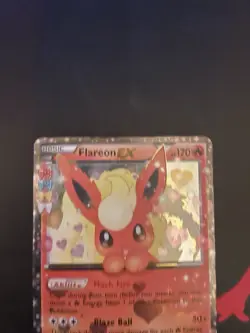 Pokemon TCG Flareon EX Holo Rare Card Generations Radiant Collectible RC6/RC32 - Image 3