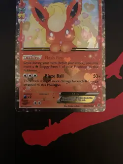 Pokemon TCG Flareon EX Holo Rare Card Generations Radiant Collectible RC6/RC32 - Image 4