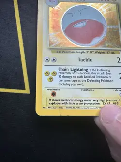 Pokemon Card Electrode 2/64 Jungle Set WOTC Holo Rare 141💎NM LP +💎 - Image 2