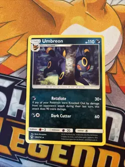 Umbreon 120/214 Pokemon Lost Thunder Sun & Moon Non Holo Rare Card - Image 1