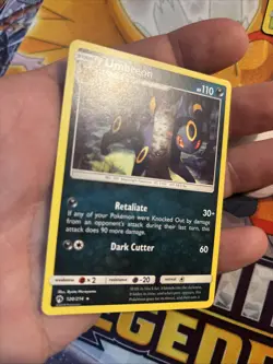 Umbreon 120/214 Pokemon Lost Thunder Sun & Moon Non Holo Rare Card - Image 4
