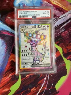 PSA 10 Espeon ex SVP175 Sv: Scarlet & Violet Promo Card Holo - Image 1