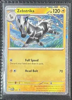 Zebstrika - 201 (Cosmos Holo) Pokemon Sv: Scarlet & Violet Promo Cards Holo - Image 1