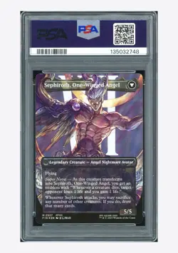 MTG PSA 10 Sephiroth Char Borderless Surge Foil 2025 #0527 FIN English - Image 2