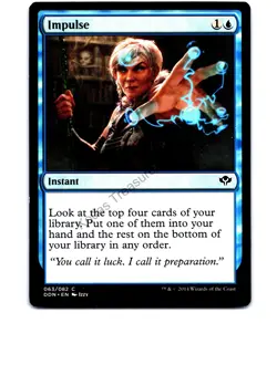 Impulse Blue #63 Duel Decks: Speed vs. Cunning Common NP NM/NM+ - Image 1