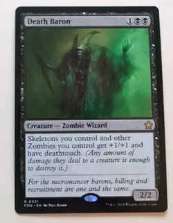 Death Baron Foundations #521 MTG NM / M Regular - Image 1