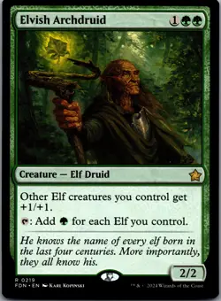 Elvish Archdruid R Foundations 219 NM - Image 1