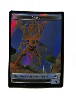 MTG FOIL {Servo Token} {Phyrexian Wurm Token} - Modern Horizons 3 - Image 1