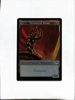 MTG FOIL {Servo Token} {Phyrexian Wurm Token} - Modern Horizons 3 - Image 2