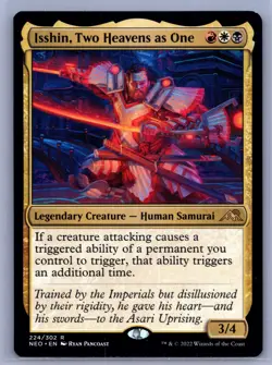 Isshin, Two Heavens as One R Kamigawa: Neon Dynasty 224 Regular NM - MTG - Image 1