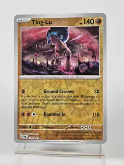 Pokemon Scarlet & Violet Twilight Masquerade TING-LU 110/167 Reverse Holo Rare - Image 1