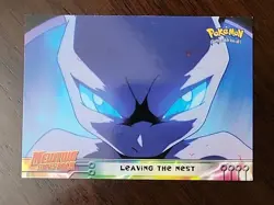 NM! BLACK Label Pokemon Card LEAVING THE NEST #4 Mewtwo Strikes Back Topps - Image 1