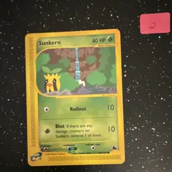 Sunkern 106/144 Skyridge Common Regular Pokemon TCG English - Image 1
