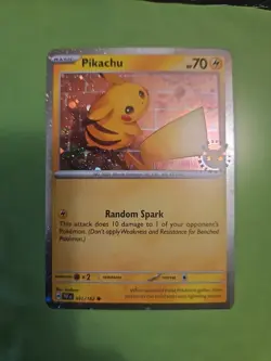 Pokemon Pikachu Holo Temporal Forces Cosmos 051/162 NM Pokemon Day 2026 Promo - Image 1