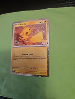 Pokemon Pikachu Holo Temporal Forces Cosmos 051/162 NM Pokemon Day 2026 Promo - Image 2