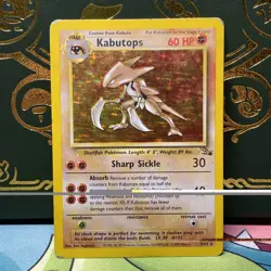 Kabutops (9) Holo Rare Fossil 09/62 1999 Pokemon HP - Image 1