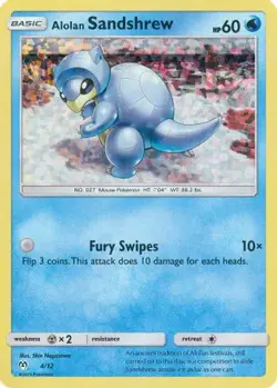 ALOLAN SANDSHREW 004/012 HOLO PROMO MCDONALD'S PROMOS 2019 POKEMON LP - Image 1