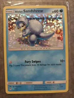 ALOLAN SANDSHREW 004/012 HOLO PROMO MCDONALD'S PROMOS 2019 POKEMON LP - Image 2