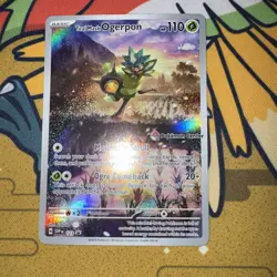 Teal Mask Ogerpon 123 [Pokemon Center Stamp] Exclusive PC ETB Promo Pokemon NM/M - Image 1