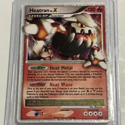 Heatran LV.X DP31 Black Star Promo Rare Holo Foil Pokemon Card NEAR MINT NM - Image 2