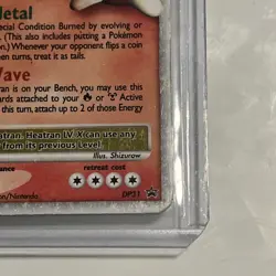 Heatran LV.X DP31 Black Star Promo Rare Holo Foil Pokemon Card NEAR MINT NM - Image 3