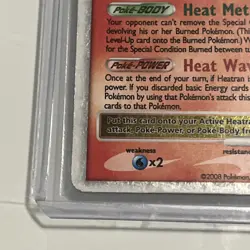 Heatran LV.X DP31 Black Star Promo Rare Holo Foil Pokemon Card NEAR MINT NM - Image 4