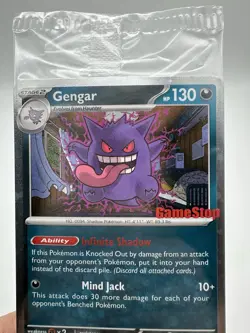 Pokemon TCG Perfect Order Gengar GameStop Exclusive Stamped Promo 50/88 Sealed - Image 2