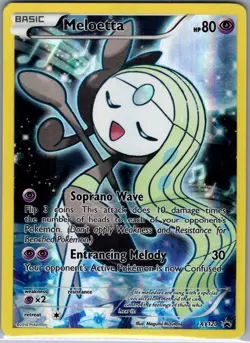 Meloetta XY120 XY Promos - Pokemon Card - LP - Image 1