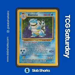 1999 POKEMON BASE SET UNLIMITED #2/102 BLASTOISE HOLO RARE - Image 1