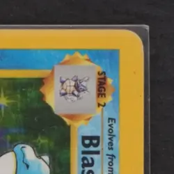 1999 POKEMON BASE SET UNLIMITED #2/102 BLASTOISE HOLO RARE - Image 5