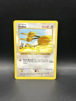 Pokemon Doduo Base Set Shadowless 48/102 - Image 1