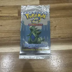 Pokemon TCG Aquapolis Booster Pack SEALED - Image 1