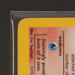 2000 POKEMON TEAM ROCKET #4/82 DARK CHARIZARD HOLO RARE - Image 3