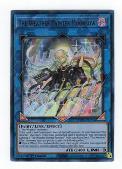 Yu-Gi-Oh! Dimension Force The Weather Painter Moonbow Ultra Rare DIFO-EN050 - Image 1