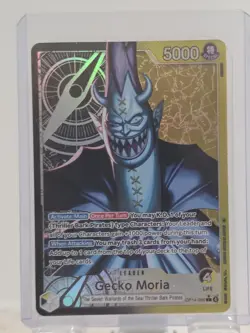 Gecko Moria - (Alternate Art) OP14-080 The Azure Sea's Seven One Piece Foil NM - Image 2