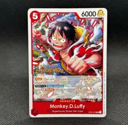 • Monkey.D.Luffy • ST01-012 Treasure Cruise Tournament Pack One Piece TCG NM - Image 1
