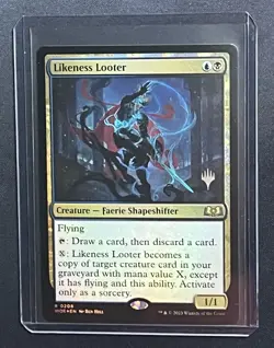 MTG FOIL Likeness Looter Wilds Of Eldraine 0208 Magic the Gathering Promo Card - Image 1