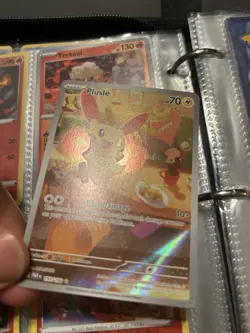 Pokemon TCG Paradox Rift Plusle Illustration Rare Holo Card 193/182 - Image 3