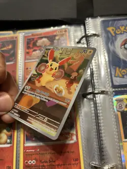 Pokemon TCG Paradox Rift Plusle Illustration Rare Holo Card 193/182 - Image 4