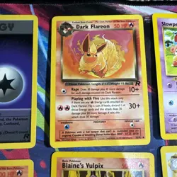 12 Card Pokemon Lot Vintage Base Jungle Gym Heros Team Rocket Neo Cards - Image 3