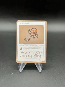 Pokedoodles Series 1 Totallycool - Toedscool 15/90 Pokemon Fan Art Derpy Card - Image 1