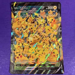 JUMBO Pikachu V Union Card SWSH141 Oversized Promo Pokemon Celebrations 25th NM - Image 2