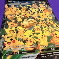 JUMBO Pikachu V Union Card SWSH141 Oversized Promo Pokemon Celebrations 25th NM - Image 3