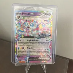 Pokemon TCG SV-Prismatic Sylveon EX #41/131 Sealed Stamped Promo Card - Image 1